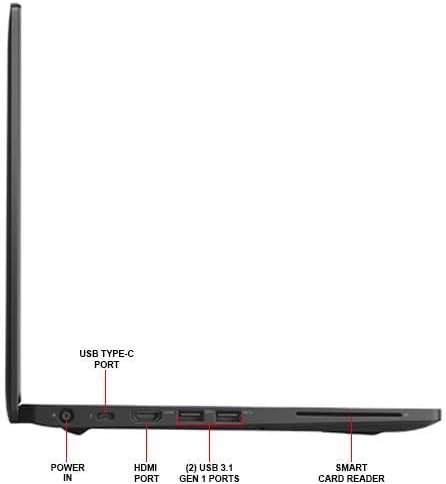 Dell Latitude 7490 Intel® Core™ i5 (8th Gen) 14 Inch Laptop - left ports