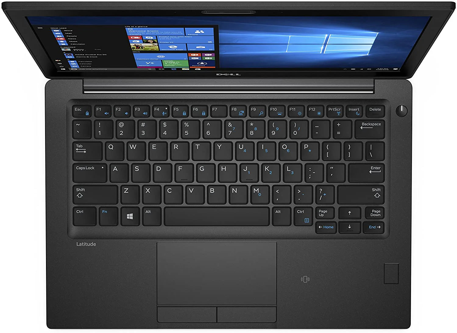 Dell Latitude 7280 Intel® Core™ i5 (7th Gen) 12.5 Inch Laptop - top