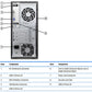 HP 280 G2 Intel® Core™ i7 (7th Gen) MT Desktop - back ports