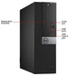 Dell OptiPlex 7050 Intel® Core™ i7 (7th Gen) SFF Desktop - front ports